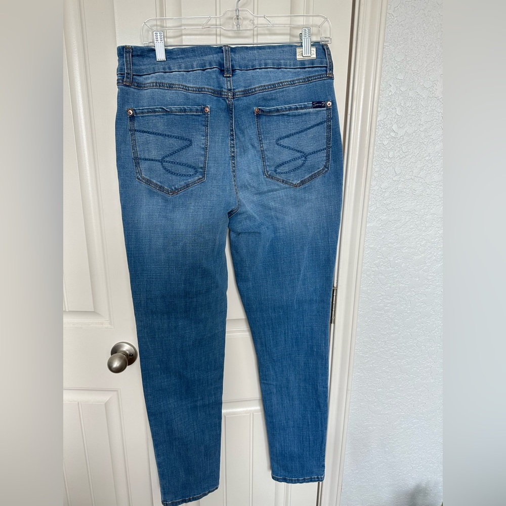 High rise skinny jeans